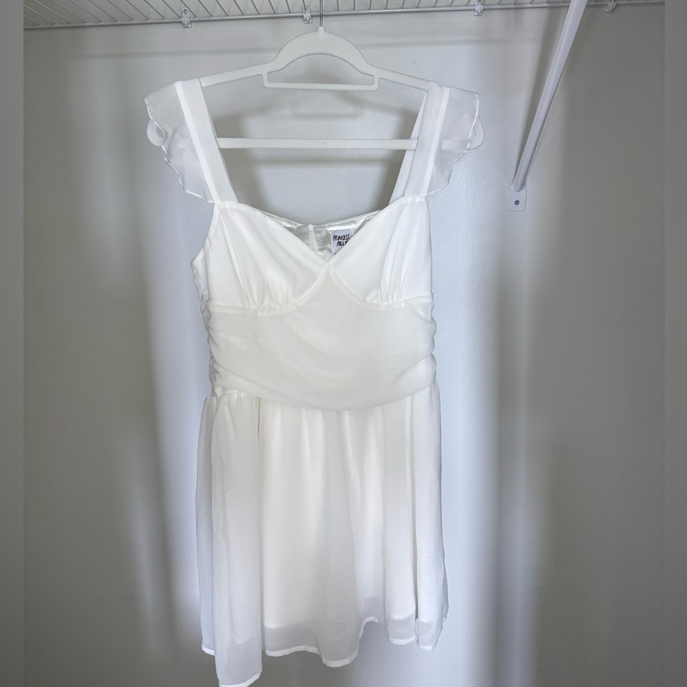 Princess Polly White Flowy Dress